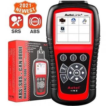 Autel Autolink AL619 OBD2 Scanner ABS SRS Scan Tool, Apague la Herramienta de Diagnóstico Check Engine Light