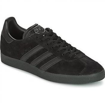 Zapatillas Adidas Gazelle para hombre, modelo Cq2809, color negro, talla 41 1/3, cuero