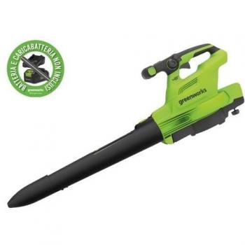 Soplador/Aspirador Inalámbrico 48V Greenworks GD48BVII (Sin Batería ni Cargador)
