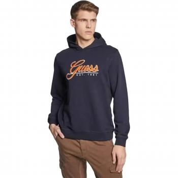 Guess Beau Women's Hooded Sweatshirt Smart Blue S