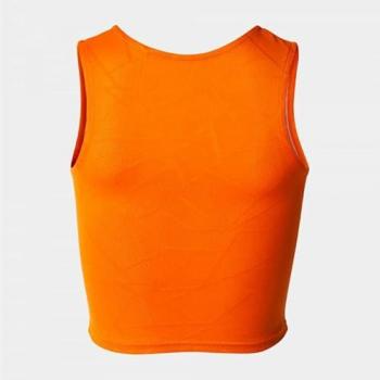 Top Joma Elite IX Naranja para Mujer, Tirantes, Talla M, Ideal para Correr