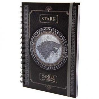 Pyramid International Stark A5 Wiro Notebook Game Of Thrones - Cuaderno A5 Espiral Stark, multicolor