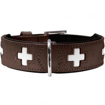 Collar para Perro Hunter Swiss 35-43 cm color marrón y negro