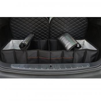 Topfit Baul trasero Organizador Caja para Tesla, durable plegable caja de almacenaje de carga para el Tesla Model X y Model S