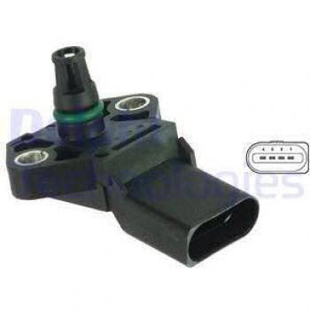 Sensor de presión de aire DELPHI PS10118, adaptación a la altura, compatible con SEAT (Ibiza, Leon, Altea, Toledo, Cordoba, Alhambra) y VOLKSWAGEN (Golf, Passat,