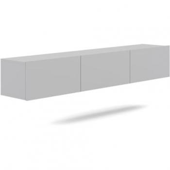 Mueble TV de pared 3 puertas 180 cm estratificado blanco DALLYN