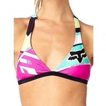 Top De Bikini Fox Divizion Fixed Halter Fuchsia