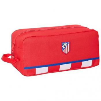 Zapatillero de Viaje Atlético Madrid Rojo, Mediano, Multiusos, 34x15x18 cm