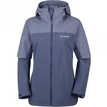 Columbia Evolution Valley II Chaqueta Impermeable, Mujer, Azul