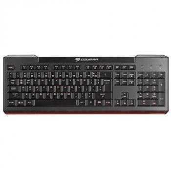 Teclado Gaming Cougar 200K USB Retroiluminado Negro Nordic
