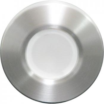 LUMITEC 112500 ORBIT - FLUSH MOUNT DOWN LIGHT - BRUSHED FINISH - 4-COLOR WHITE/RED/BLUE/PURPLE NON DIMMING