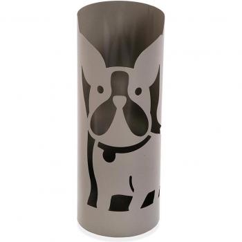 Paragüero Perro Gris Metálico con base para recolección de agua - Versa - Colección by Wabilovely
