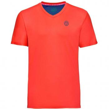BIDI BADU Camiseta Ted Tech para Hombre, Hombre, Ted Tech tee, M36004192-NORBL, Neon Orange Blue, XX-Large