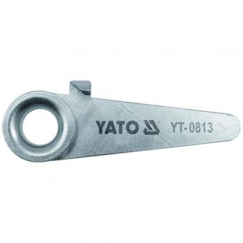 Curvador Yato YT-0813 para mantenimiento y reparación de vehículo, incluye capacidad para curvar tubos de hasta 22 mm, construcción robusta en acero, diseño ergonómico para facilitar el uso, y acabado resistente a la corros