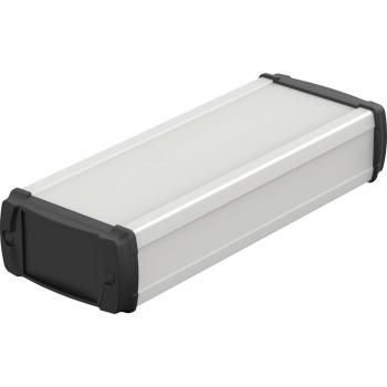 Bopla Caja de uso general de Aluminio ELPH 840-0200, Aluminio anodizado, 80 x 42 x 200mm, IP40, Apantallada, Horizontal dividido