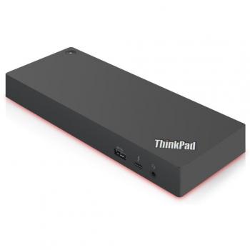 Lenovo Dock Gen 2 03X7538 - Base para portátil y replicador de puertos Thunderbolt 3, Alámbrico, Color Negro