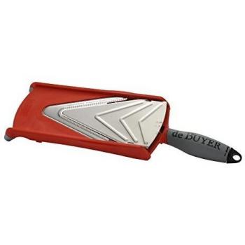 De Buyer 2011.40 Kobra - Mandolina para cocina, color rojo