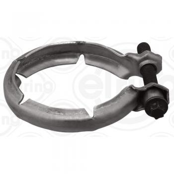 Abrazadera de tubo de escape ELRING 192.560 - Pieza de sujeción para sistema de escape, fabricada en material resistente a altas temperaturas, diseñada para asegurar el correcto funcionamiento del sistema de escape en vehículos, compatible con