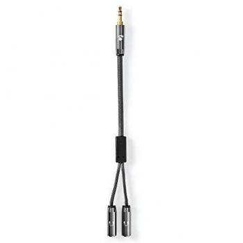 Nedis CATB22100GY02 - Cable de audio estéreo