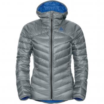Odlo Air Cocoon Chaqueta, Mujer, Plateado / Azul