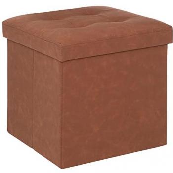 Otomán Puff Plegable Soren Marrón de Atmosphera
