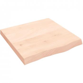 Estante de pared Muro Shelch 60x60x(2-6) cm de madera maciza de roble sin tratar