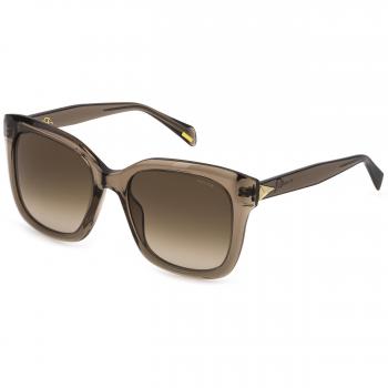Chopard VCH328 Men's Eyeglasses, Shiny Striped Brown, 52mm