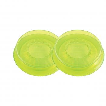 SILIKOMART - CAPFLEX M - Set de 2 Tapas de Silicona, Color Verde traslúcido