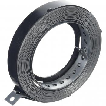 Don Quichotte – Cinta perforada de 25 mm Galvanizado 10 metros en una rollo en caja de plástico, 1 pieza, 104466688