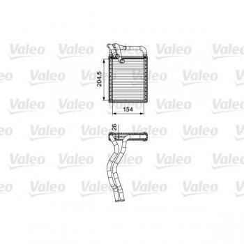 Radiador de calefacción VALEO 812441