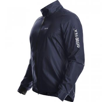 GORE Wear Chaqueta impermeable de ciclismo en carretera para hombre, M, Azul, 100093