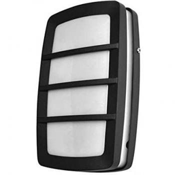 Aplique Exterior Aluminio CAPELLA Negro Ip44 8,5x30x18,5 Cm Fabrilamp