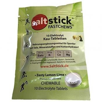 Sal Stick Fastchews Tabletas masticables con Sabor a limón 10-pc - limón