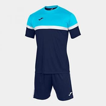 Conjunto de fútbol para hombre Joma Danubio en color azul marino y turquesa