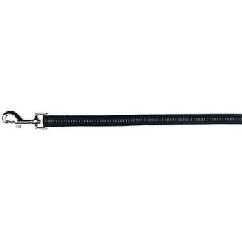 TRIXIE Correa Softline Elegance, S, 1.00 m/15 mm, Negro-Beige, Perro