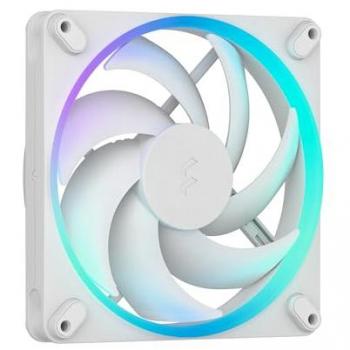 Fractal Design Momentum 14 RGB White 140mm PWM Case Fan - High Performance, Quiet Operation, ARGB Lighting