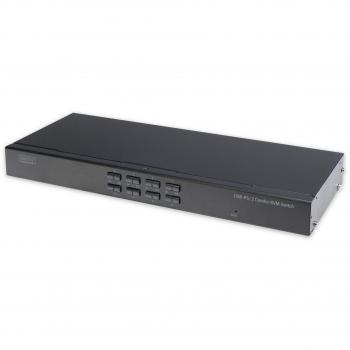 DIGITUS DS-23200-2 Interruptor KVM Montaje en Rack Negro - Periférico de Entrada