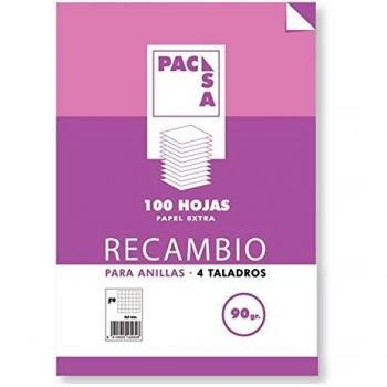 RECAMBIO Fº 100H 4 TALADROS 90G CUAD.4X4 PACSA