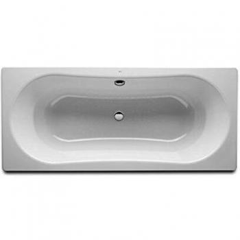 Roca A221670000 - Bañera de acero rectangular con fondo antideslizante