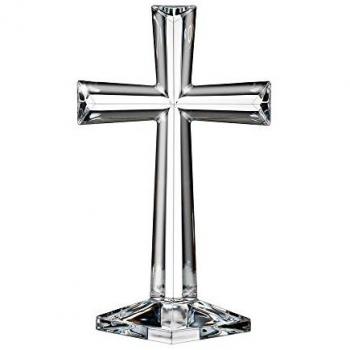 Clear Crystal Standing Cross - Waterford Selah 25cm
