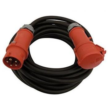 CEE - Cable alargador 25 m, 3 x 32 A, 5 x 6 mm2