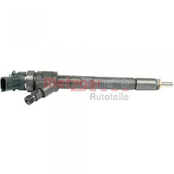 Inyector Original Metzger 0870088 para Citroen y Peugeot, Compatible con Sistema Common Rail (CR) y Equipado con Junta de Sellado