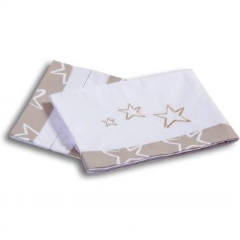 Alondra 632-014 - Sábanas cuna bebé de 70 x 140 cm, 3 piezas, color beige claro