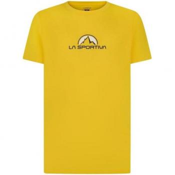Camiseta de escalada de hombre La Sportiva Brand Tee amarilla - L