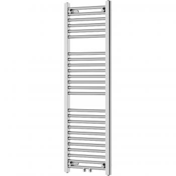 Radiador secatoallas eléctrico de cromo 346W 120x40x3cm