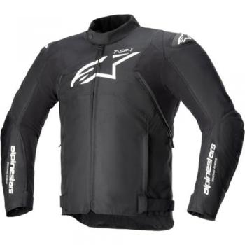 Chaqueta textil impermeable Alpinestars T-SP 1 V2 para motocicletas, color negro, tamaño S unisex adulto