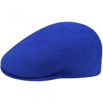 Kangol Seamless Wool 507 Royal-Blue Flat Cap - Unisex - Size S (54-55 cm)
