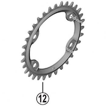 SHIMANO Y0K430000 Transmisiones, Unisex, 30 Teeth