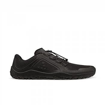Vivobarefoot Primus Trail II FG Men's Black Matte Trail Running Shoes - Size 44