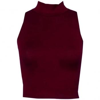N&L Private LTD - Camiseta sin mangas - para mujer Negro rojo Talla única